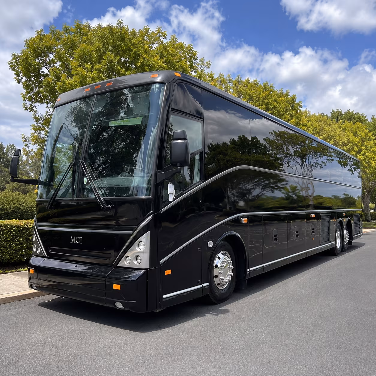 charter bus amenities for on the go professionals traveling from manteca