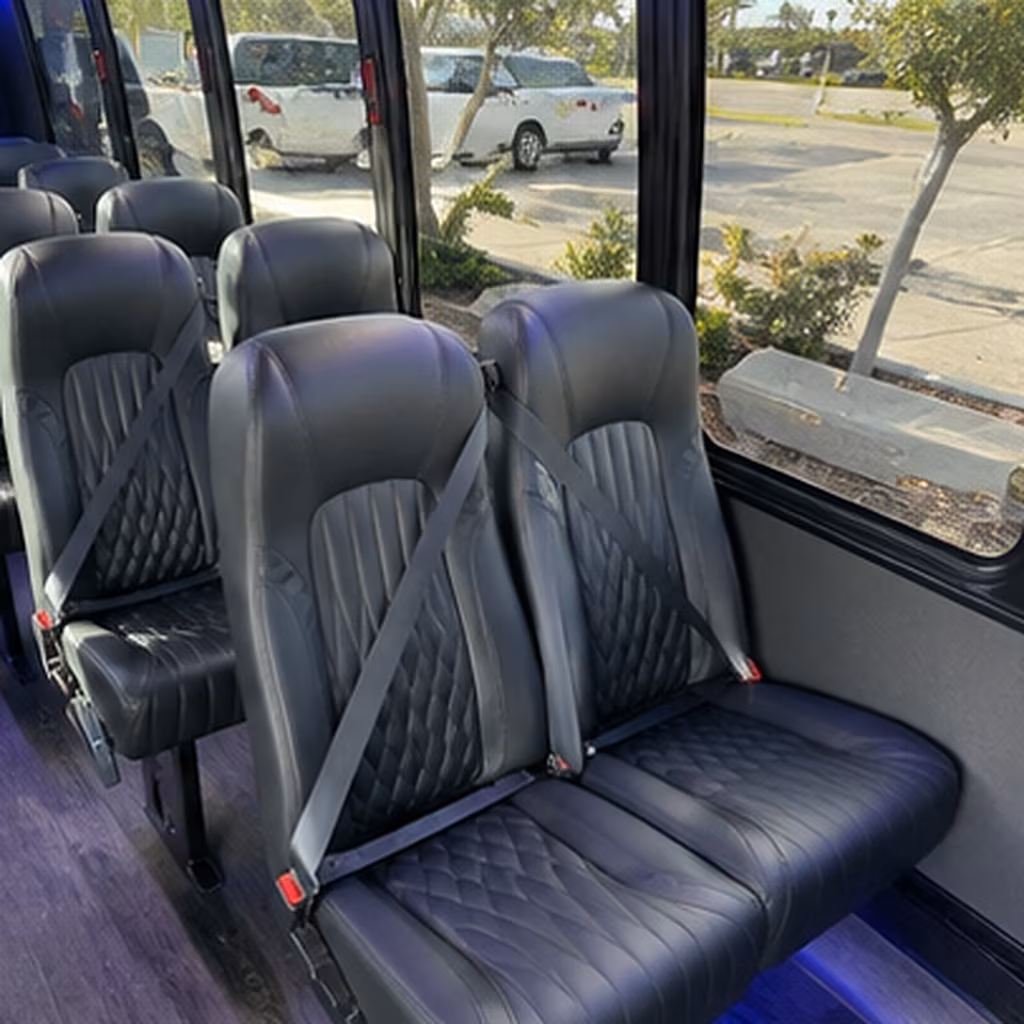 manteca 25 passenger minibus inside