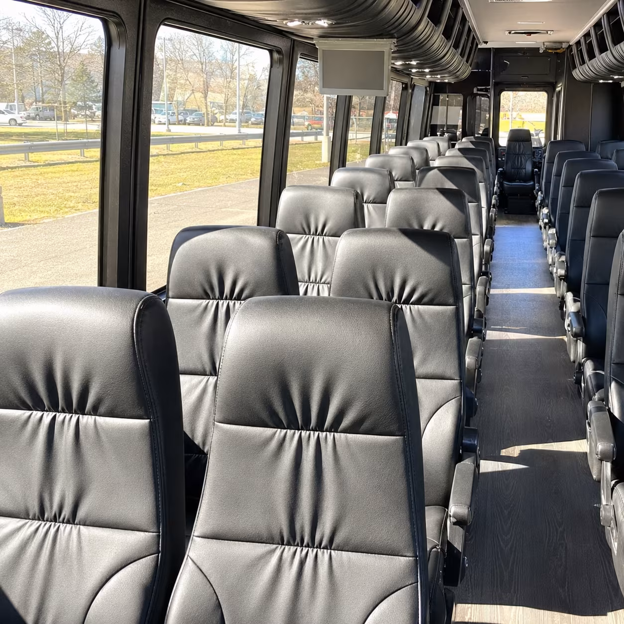 manteca 28 passenger minibus inside