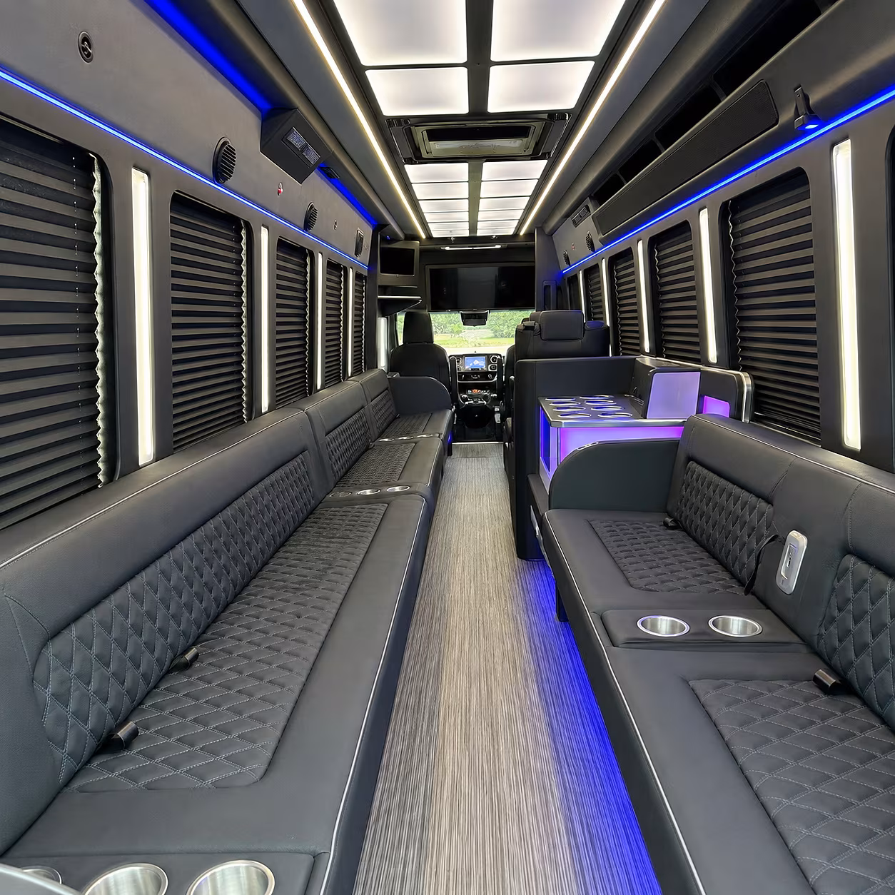 manteca party bus inside