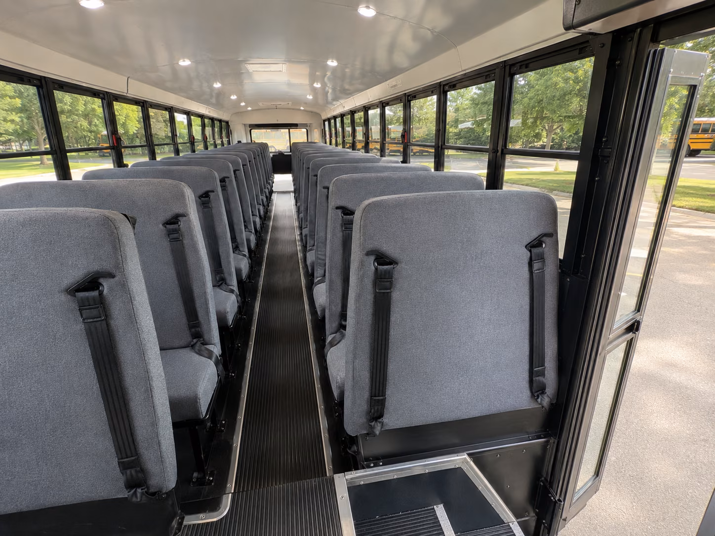 manteca school bus interior