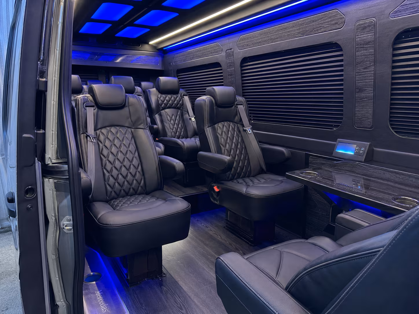 sprinter vans and small buses for intimate manteca wedding groups